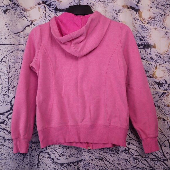 HOT PINK LOGO FLEECE M Sketchers Hoodie Casual Bright Spring Summer School Y2K - Picture 6 of 10